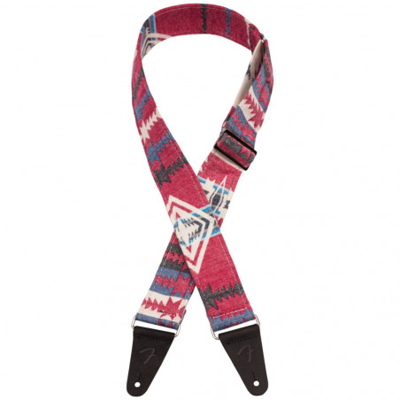 Fender Zion Strap, Red Aztec