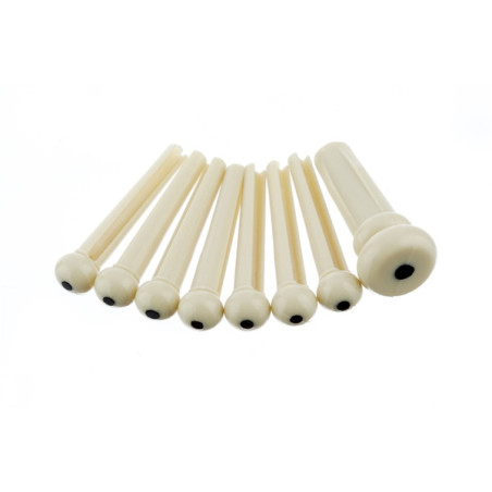 Fender Acoustic Bridge Pin Sets, Ivory