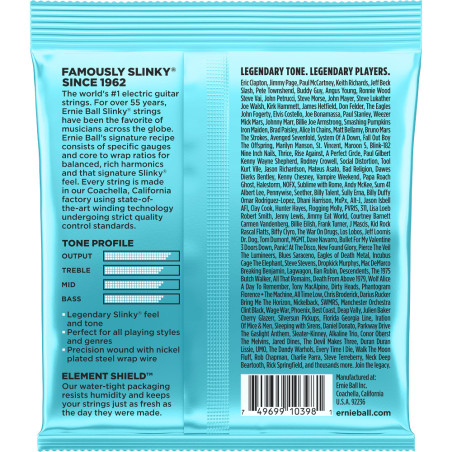 Ernie Ball Mighty Slinky Nickel Wound 8.5 - 40