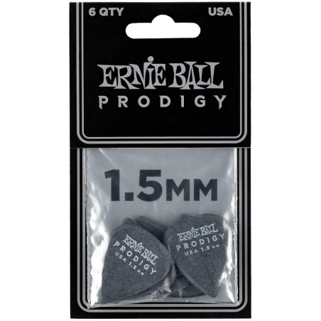 Ernie Ball Prodigy Standard Guitar Picks 1.5mm - 6pc