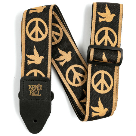 Ernie Ball Peace Love Dove Jacquard Guitar Strap