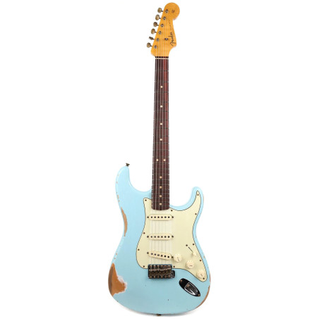 Fender Custom Shop LTD 1963 Stratocaster Heavy Relic Faded Aged Daphne