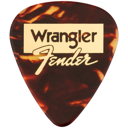 Fender Wrangler Picks, 351, Tortoiseshell, (8)