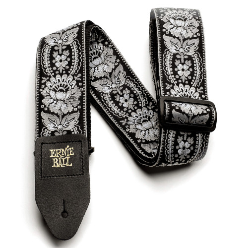 Ernie Ball Classic Jacquard Strap - Silver Orleans