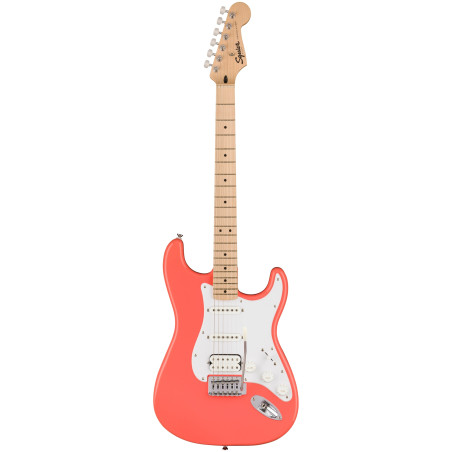Squier Sonic Stratocaster HSS, Tahitian Coral