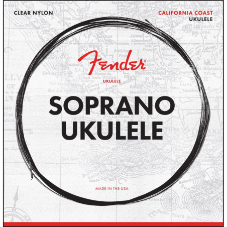 Fender California Coast Soprano Ukulele Strings