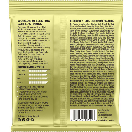 Ernie Ball Mammoth Slinky Nickel Wound 12-62