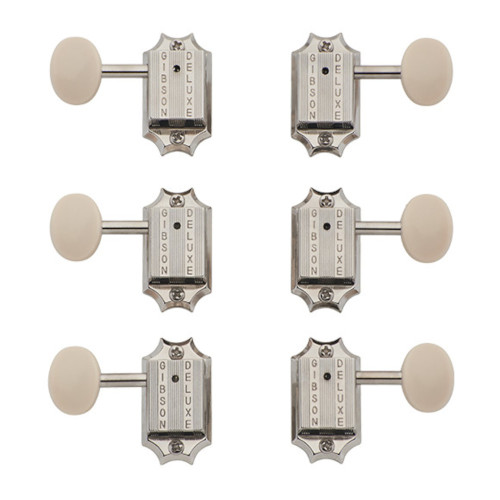 Gibson Gear Deluxe White Button Tuner Set