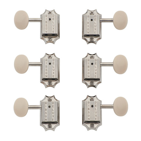Gibson Gear Deluxe White Button Tuner Set