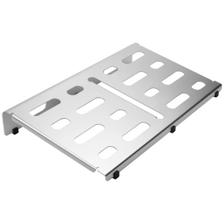Mono Pedalboard Medium, Silver and Tour Accessory Case 2.0, Black