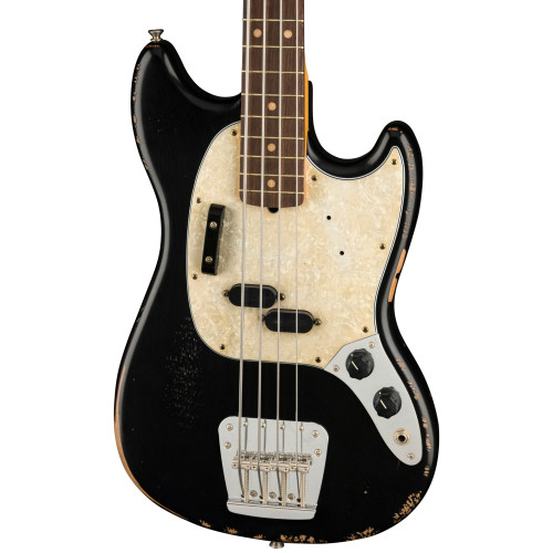 Fender JMJ Road Worn Mustang Bass, Black