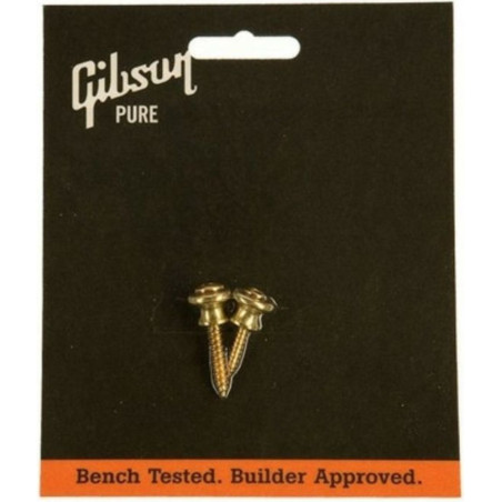Gibson Gear Strap Buttons (2 pcs.) - Brass
