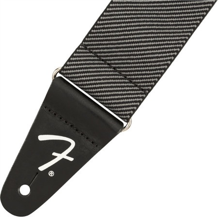 Fender Weighless Elastic Tweed Strap Gray
