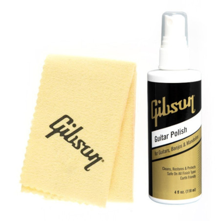 Gibson Gear Guitar Polish + Cloth Combo