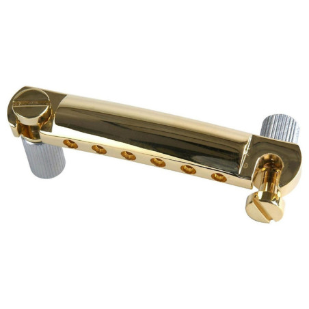 Gibson Gear Stop Bar Tailpiece w/Studs & Inserts - Gold
