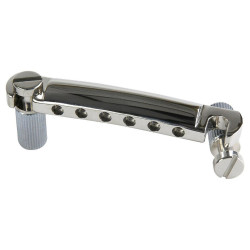 Gibson Gear Stop Bar Tailpiece w/Studs & Inserts - Nickel