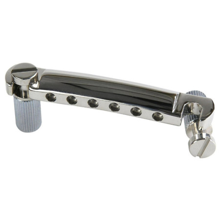 Gibson Gear Stop Bar Tailpiece w/Studs & Inserts - Nickel