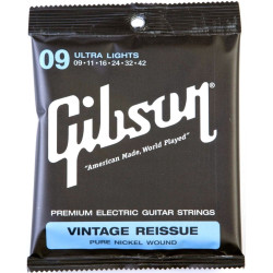 Gibson Gear Vintage Reissue Electric Guitar Strings 09-42