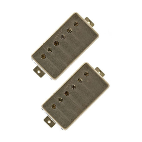 Lollar Pickups Imperial Humbucker 2 Wire Nickel Set Aged