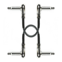 Xotic All-Brass Patch Cable 12 inch - 2X