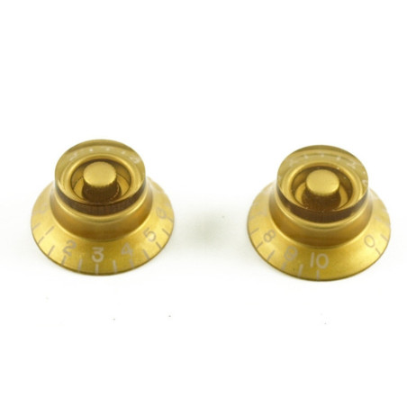 WD Music Bell Knobs Set of 2 - Gold