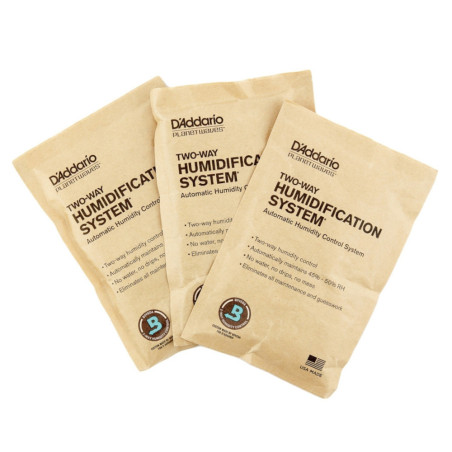 D'Addario Humidipak Maintain System Replacement, 3 Packets