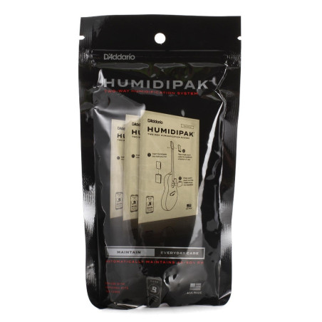 D'Addario Humidipak Maintain System Replacement, 3 Packets