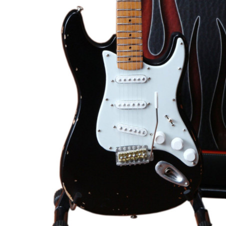 Axe Heaven Miniature Guitar Replica - Fender Vintage Distressed Black Strat