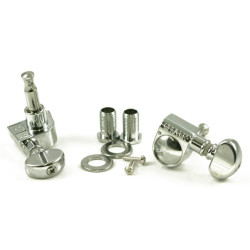 Grover Medium Tuner 18:1 6 in Line Chrome
