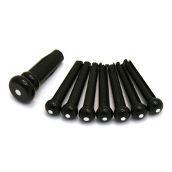 Fender Acoustic Bridge Pin Sets, Black