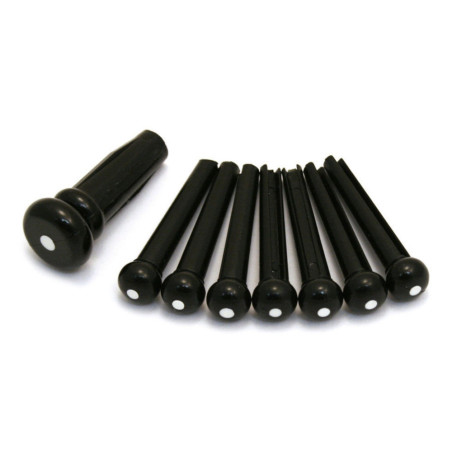 Fender Acoustic Bridge Pin Sets, Black