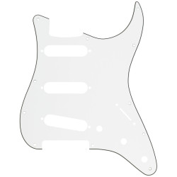 Fender Strat Pickguard S/S/S Parchment 11-hole