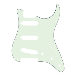 Fender Strat Pickguard S/S/S Mint Green 11-hole