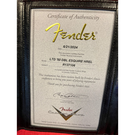 Fender Custom Shop Lim. Ed. 1950 Double Esquire Heavy Relic Wide-fade