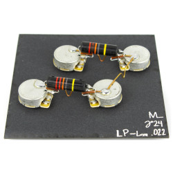 Lollar Pickups Les Paul Pre-Wired Kit Short Shaft .022uF