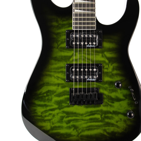 Jackson JS Series Dinky JS20 DKQ 2PT, Transparent Green Burst