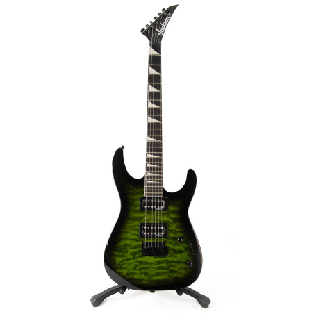 Jackson JS Series Dinky JS20 DKQ 2PT, Transparent Green Burst