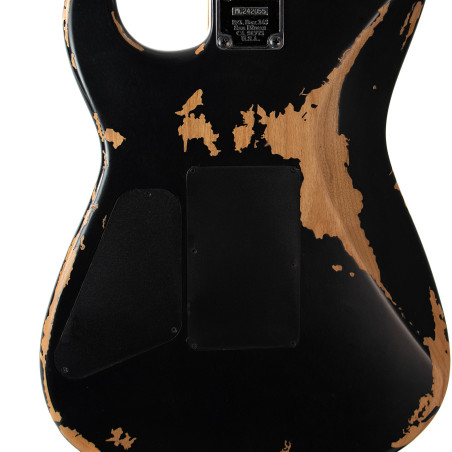 Charvel Pro-Mod Relic San Dimas Style 1 HH FR PF, Weathered Black