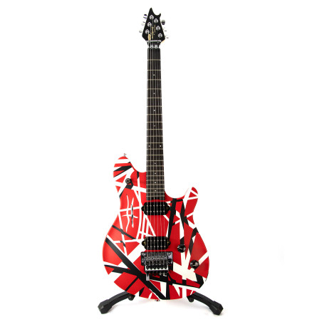 EVH Wolfgang Special Striped, Red, Black, and White