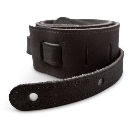 Taylor Gemstone Strap, Sanded Suede, Black, 2.5"