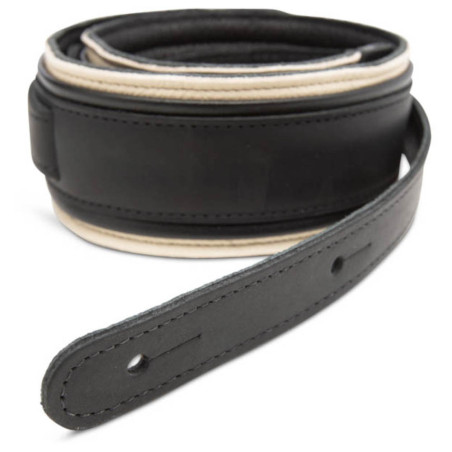 Taylor Correia Couro American Dream, 6,3cm, Branco/Preto