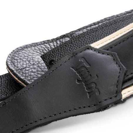 Taylor Correia Couro American Dream, 6,3cm, Branco/Preto