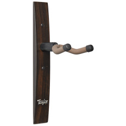 Taylor Wooden Guitar Hanger Crelicam Ebony, Taylor Logo