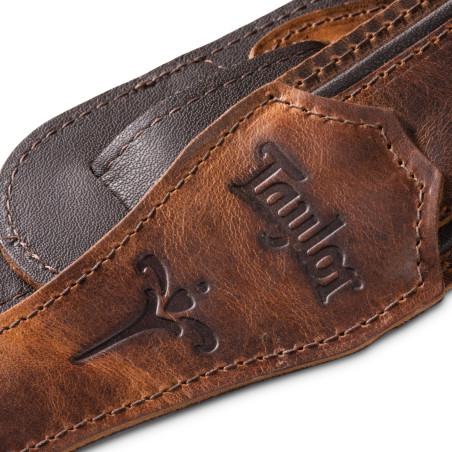 Taylor Fountain Strap, Leather, 2.5", Weathered Brown