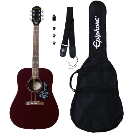 Epiphone Starling Acoustic Player Pack - Wine Red