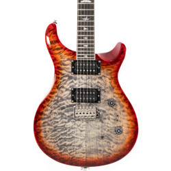 PRS SE Custom 24-08 Quilt, Charcoal Cherry Burst