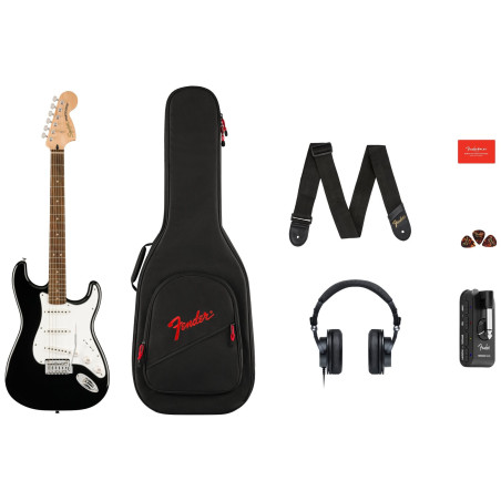 Squier Affinity Series Stratocaster Mustang Micro Pack