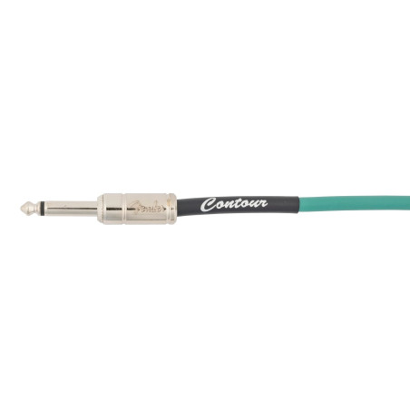 Fender Contour Series Instrument Cable 10' Sherwood Green