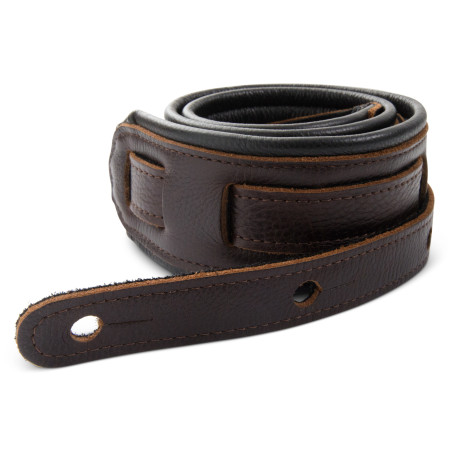 Taylor Correia de Couro Koa Plus 6.35cm, Costura Preta