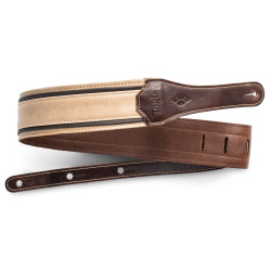 Taylor Reflections 2.5" Leather Strap, Spruce/Ebony, 2.5"